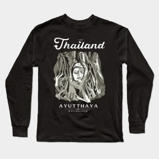 Wat Mahathat Ayutthaya Thailand Long Sleeve T-Shirt